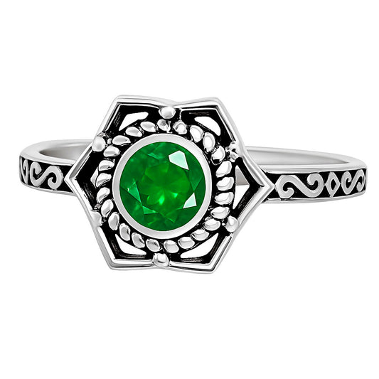 Green Onyx Ring size-5 R-1744 SDR253047