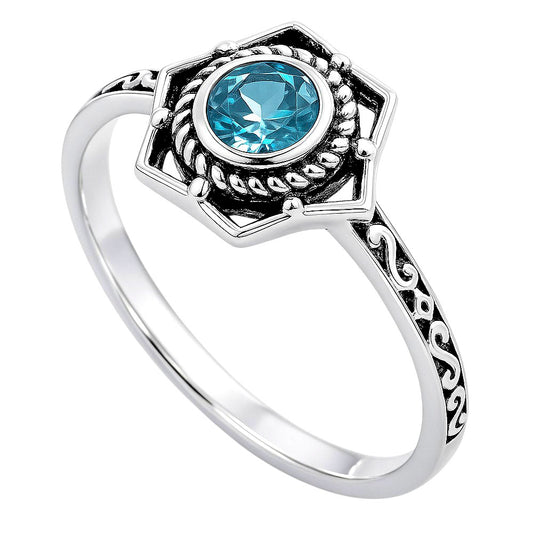 London Blue Topaz Ring size-6 R-1744 SDR253051