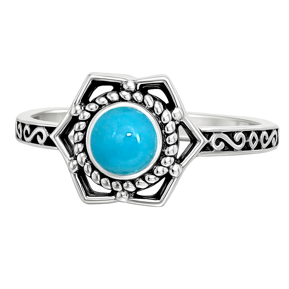 Sleeping Beauty Turquoise Ring size-5 R-1744 SDR253061