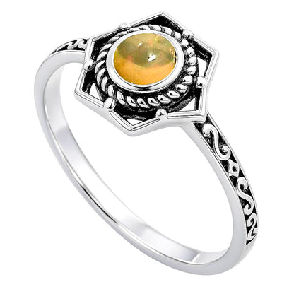 Ethiopian Opal Ring size-5 R-1744 SDR253072