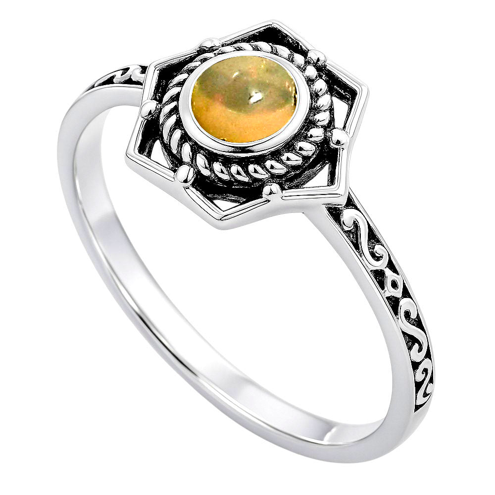 Ethiopian Opal Ring size-5 R-1744 SDR253072