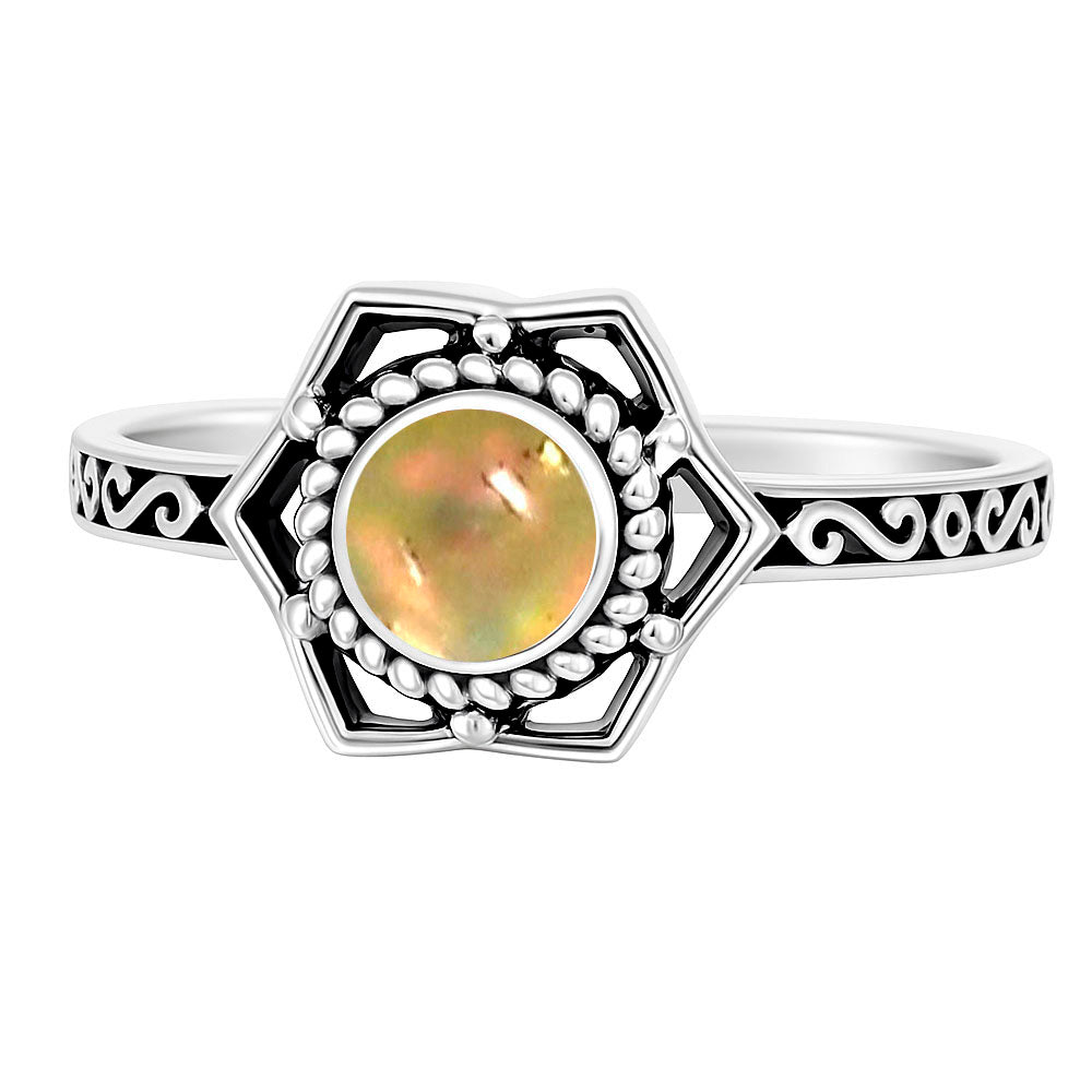 Ethiopian Opal Ring size-5 R-1744 SDR253073