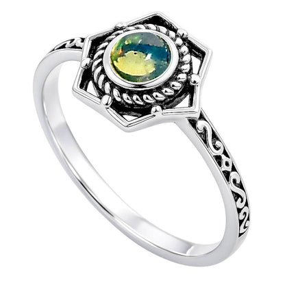 Ethiopian Opal Ring size-6 R-1744 SDR253076
