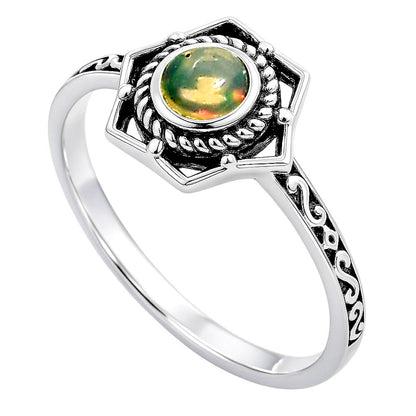 Ethiopian Opal Ring size-7 R-1744 SDR253078