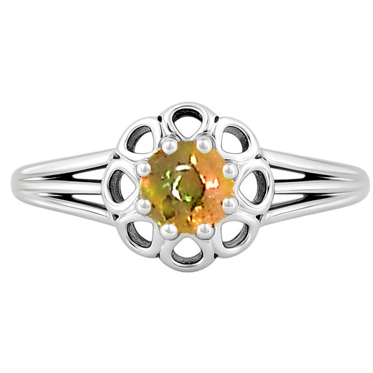 Ethiopian Opal Ring size-5 R-1761 SDR253087