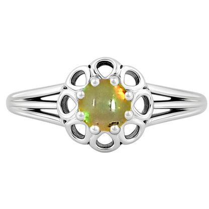 Ethiopian Opal Ring size-8 R-1761 SDR253089