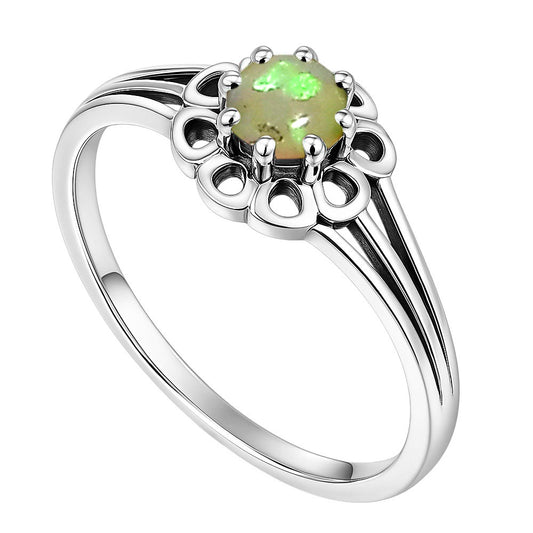 Ethiopian Opal Ring size-8 R-1761 SDR253089