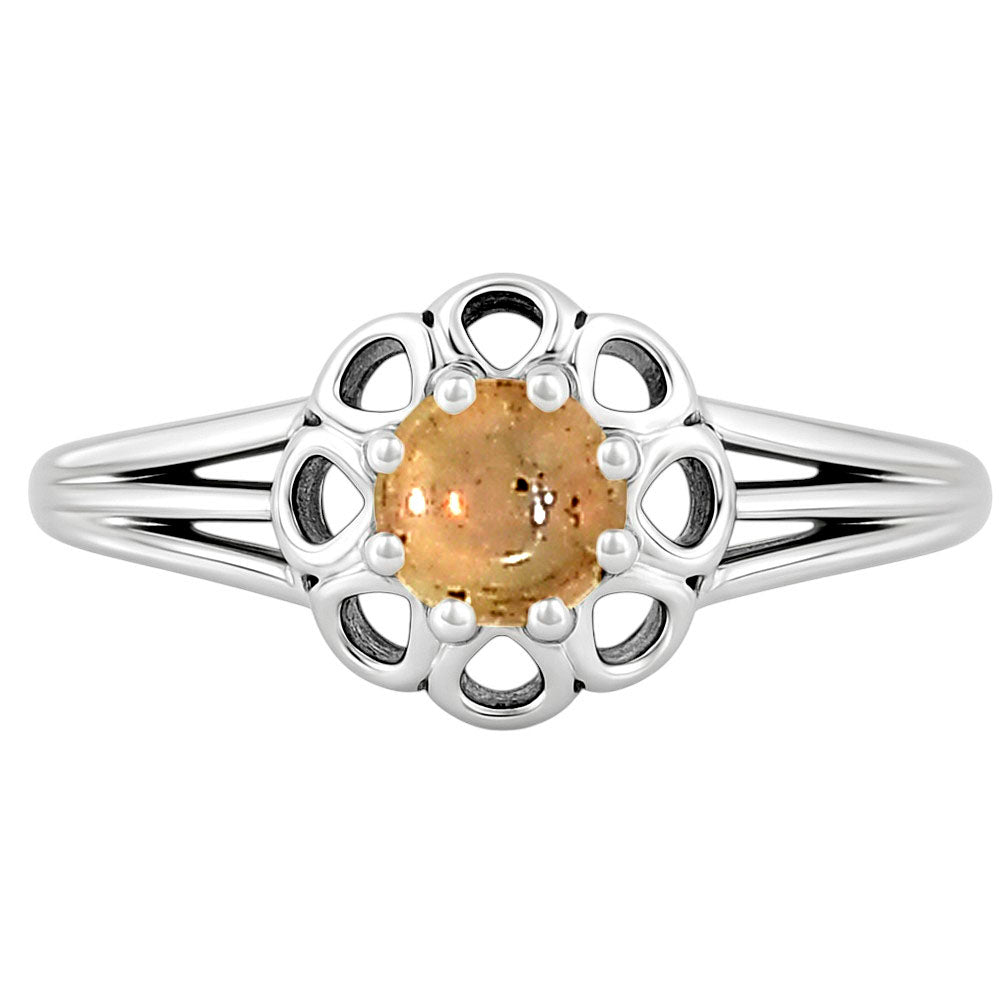 Ethiopian Opal Ring size-5 R-1761 SDR253095