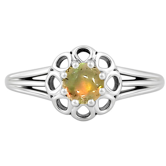Ethiopian Opal Ring size-6 R-1761 SDR253096