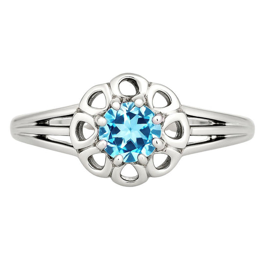 Sky Blue Topaz Ring size-8 R-1761 SDR253102