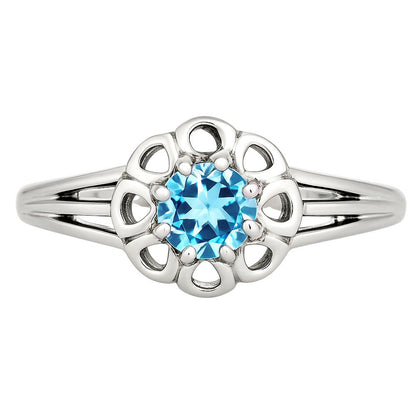 Sky Blue Topaz Ring size-5 R-1761 SDR253103