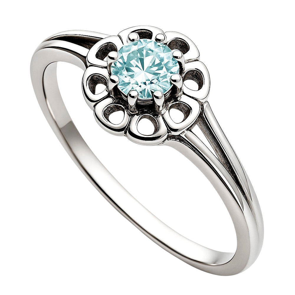Sky Blue Topaz Ring size-5 R-1761 SDR253103