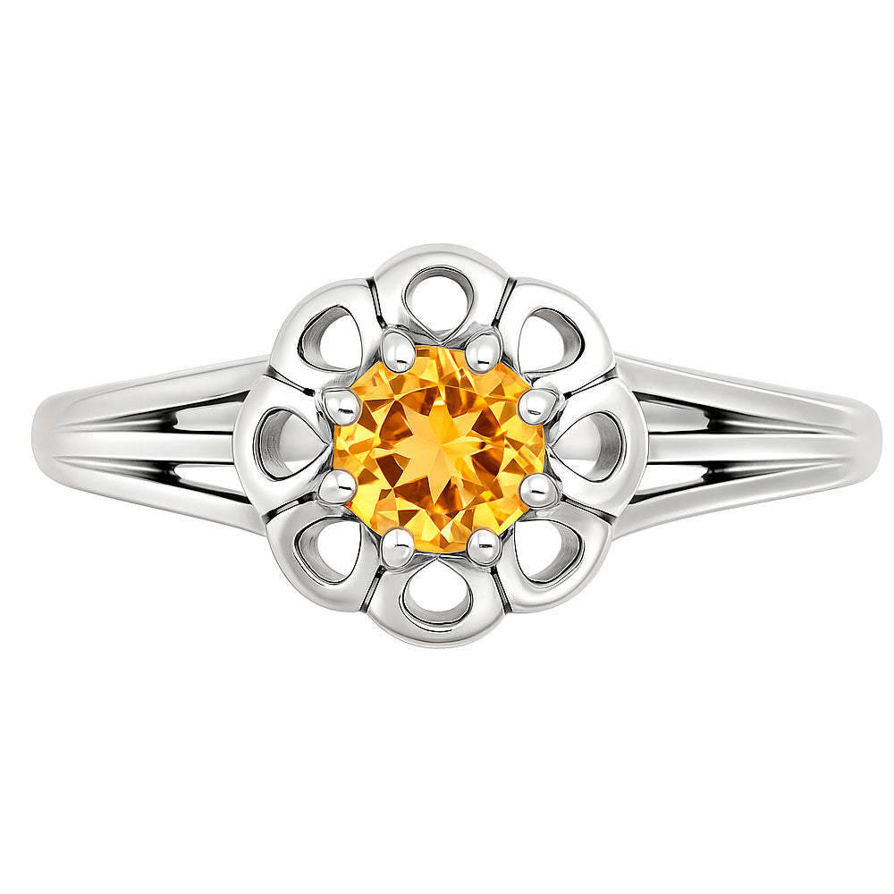 Citrine Ring size-6 R-1761 SDR253107