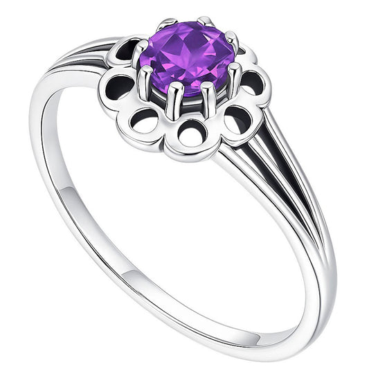 Amethyst Ring size-7 R-1761 SDR253122