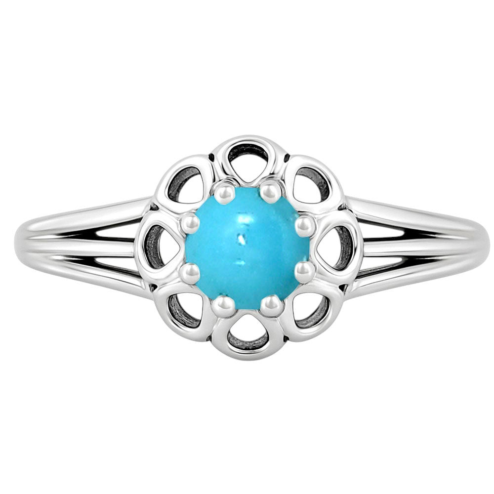 Sleeping Beauty Turquoise Ring size-6 R-1761 SDR253129