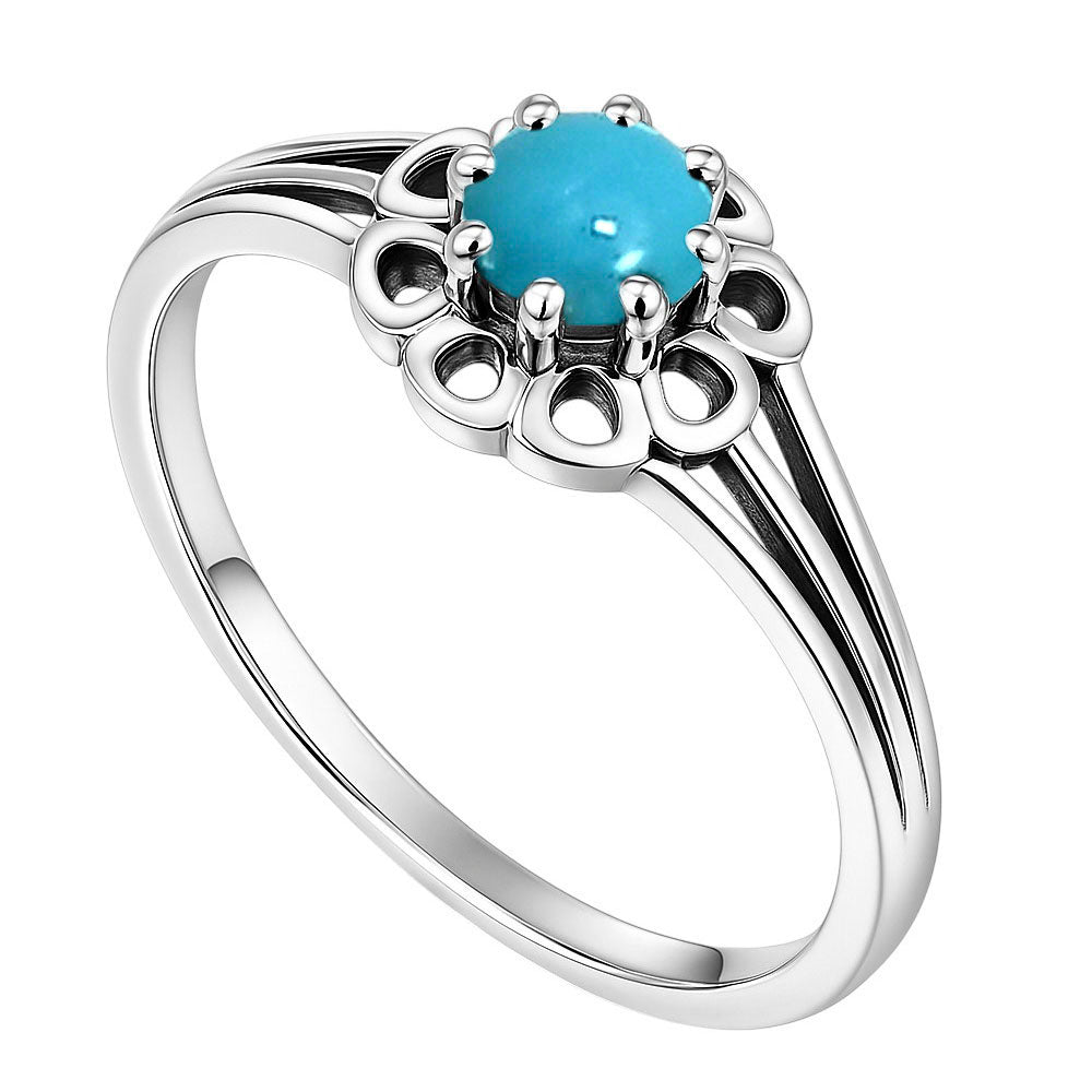 Sleeping Beauty Turquoise Ring size-6 R-1761 SDR253129