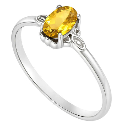 Citrine Ring size-6 R-1721 SDR253145