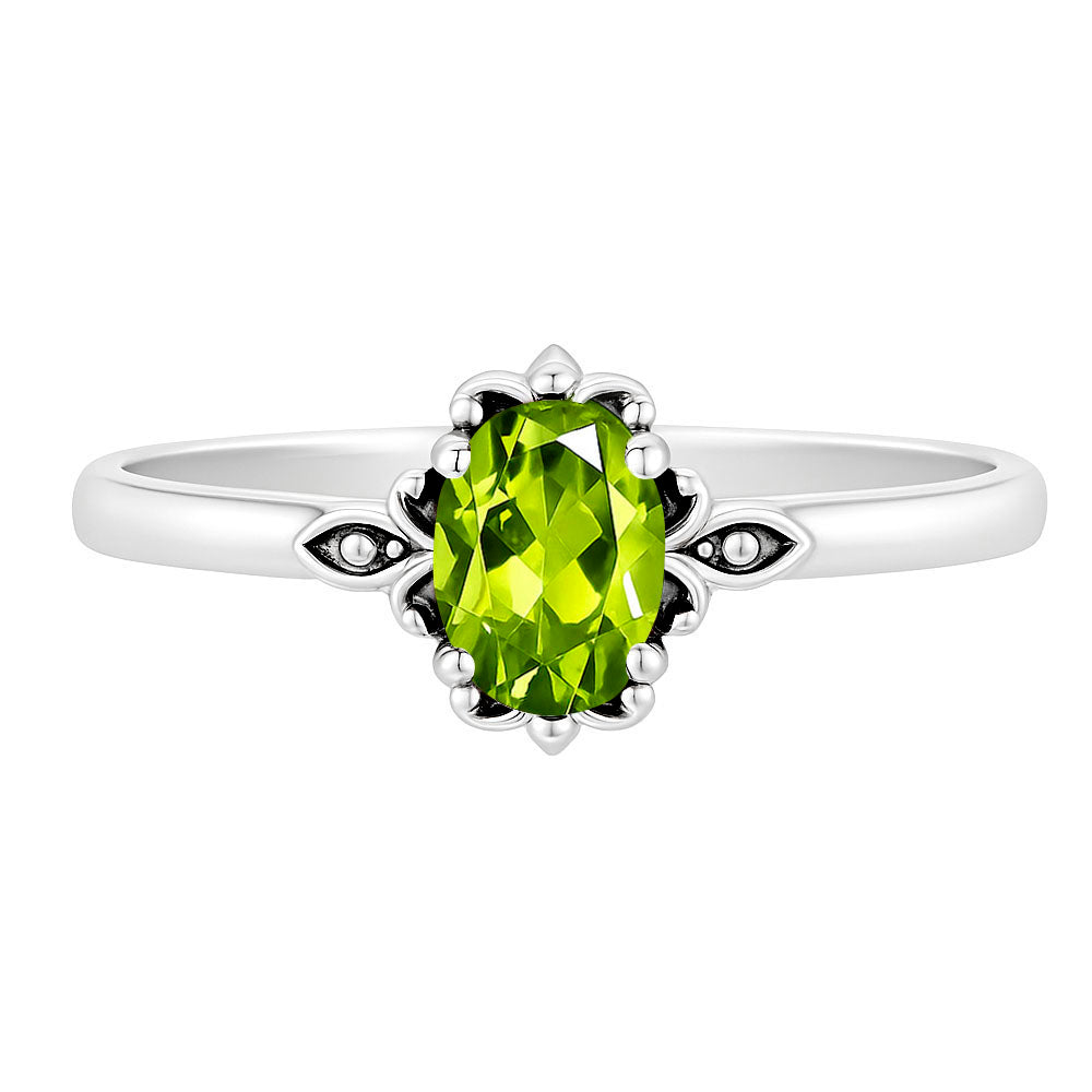 Peridot Ring size-6 R-1721 SDR253153