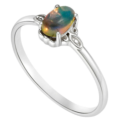 Ethiopian Opal Ring size-5 R-1721 SDR253176