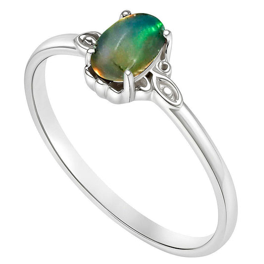 Ethiopian Opal Ring size-6 R-1721 SDR253179