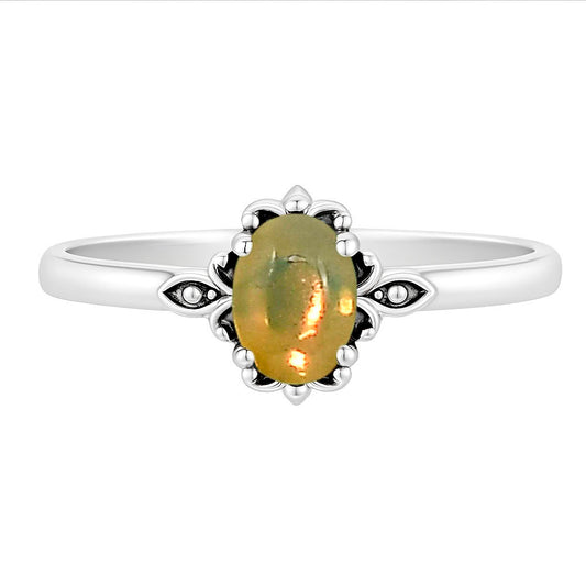 Ethiopian Opal Ring size-7 R-1721 SDR253184