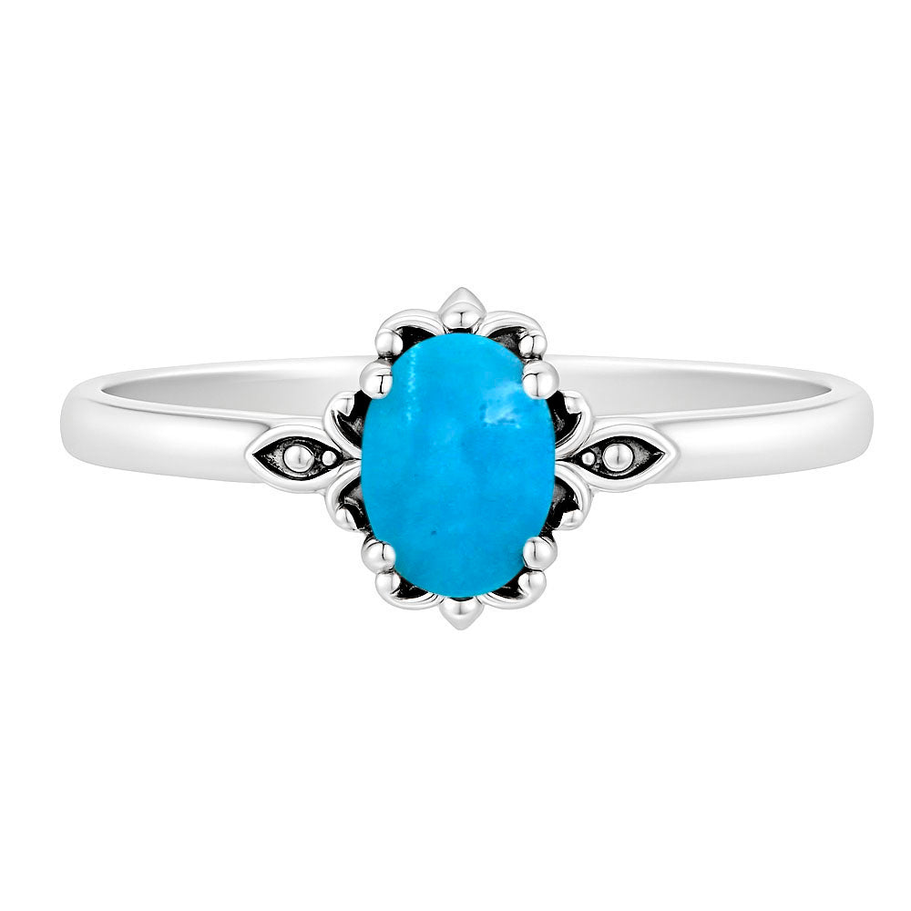 Sleeping Beauty Turquoise Ring size-6 R-1721 SDR253193