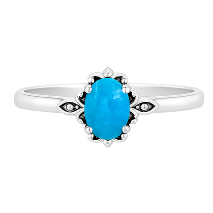 Sleeping Beauty Turquoise Ring size-7 R-1721 SDR253194