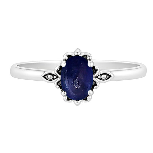 Lapis Lazuli Ring size-7 R-1721 SDR253198