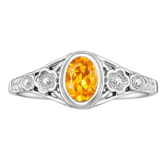 Citrine Ring size-6 R-1292 SDR253210