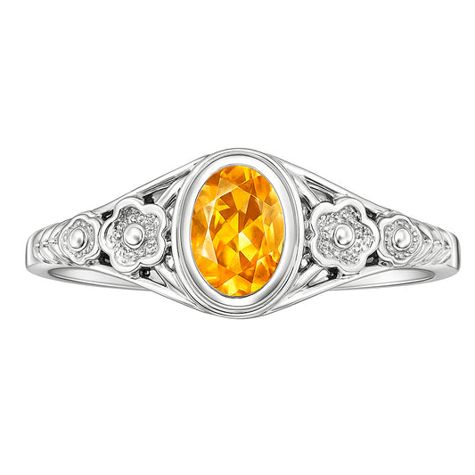 Citrine Ring size-6 R-1292 SDR253211