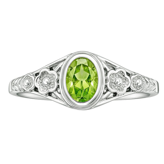 Peridot Ring size-8 R-1292 SDR253217