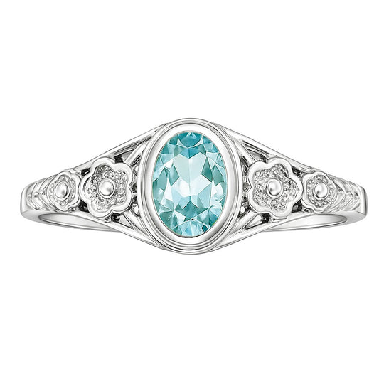 Sky Blue Topaz Ring size-6 R-1292 SDR253218