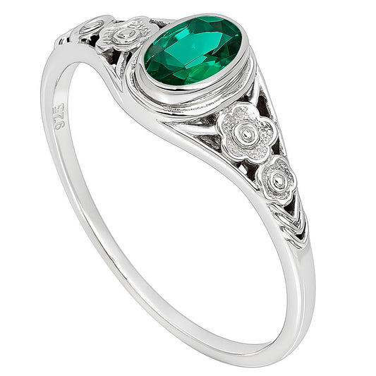 Green Tourmaline Ring size-7 R-1292 SDR253240