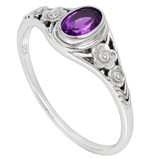Amethyst Ring size-7 R-1292 SDR253244