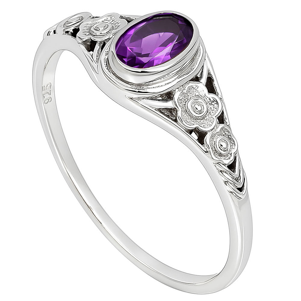 Amethyst Ring size-8 R-1292 SDR253245