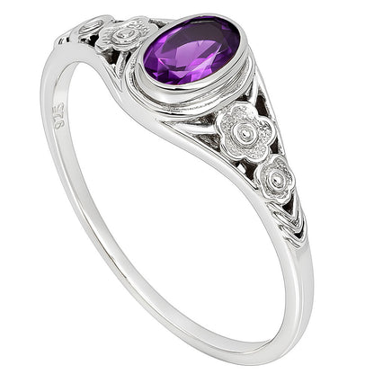 Amethyst Ring size-8 R-1292 SDR253245
