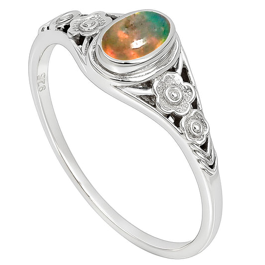 Ethiopian Opal Ring size-5 R-1292 SDR253269