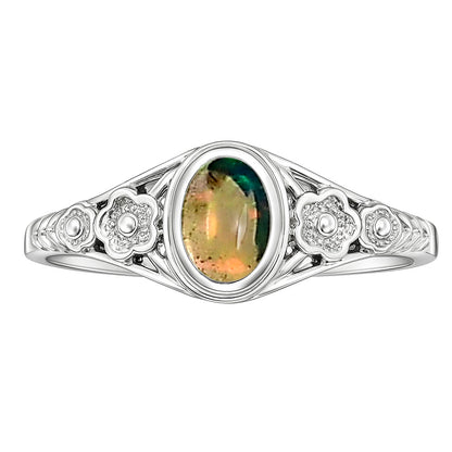 Ethiopian Opal Ring size-5 R-1292 SDR253270