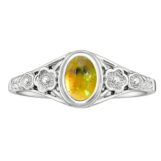 Ethiopian Opal Ring size-6 R-1292 SDR253273