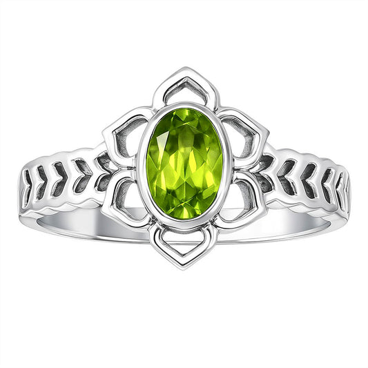 Peridot Ring size-6 R-1744 SDR253293