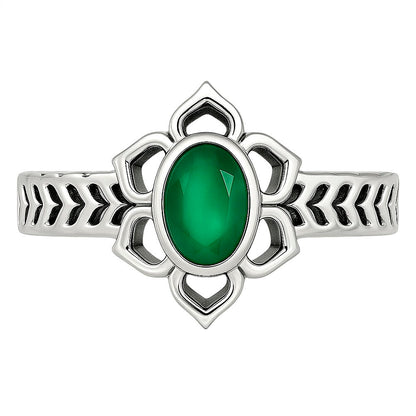 Green Onyx Ring size-8 R-1744 SDR253309