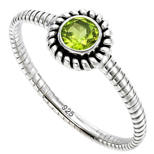 Peridot Ring size-6 R-1045 SDR253347