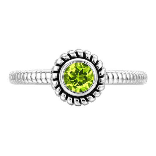 Peridot Ring size-7 R-1045 SDR253348