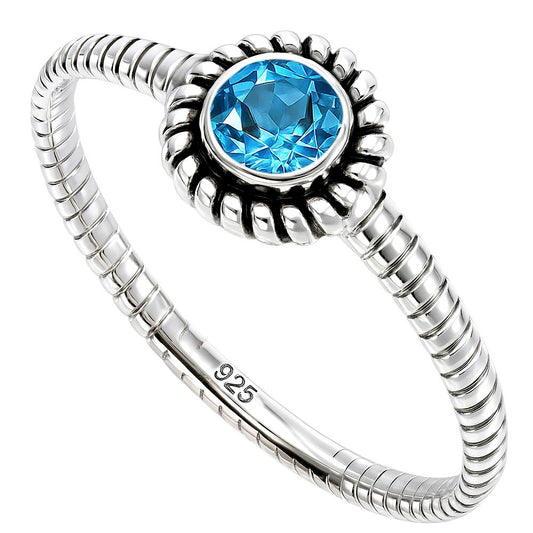 London Blue Topaz Ring size-7 R-1045 SDR253351