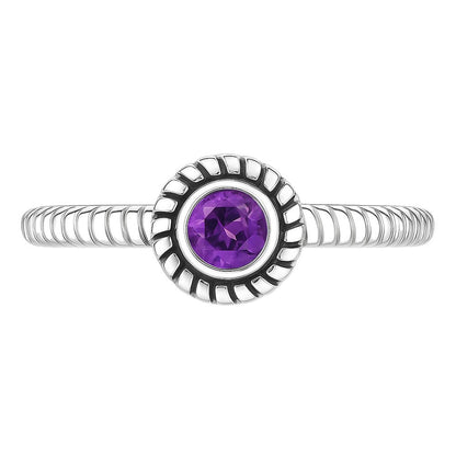 Amethyst Ring size-6 R-1045 SDR253355