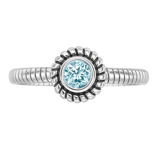 Sky Blue Topaz Ring size-8 R-1045 SDR253359