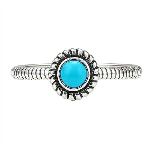 Sleeping Beauty Turquoise Ring size-5 R-1045 SDR253375