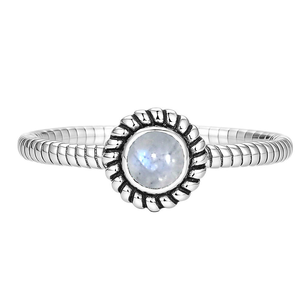 Rainbow Moonstone Ring size-6 R-1045 SDR253378