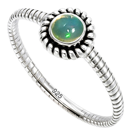 Ethiopian Opal Ring size-5 R-1045 SDR253382