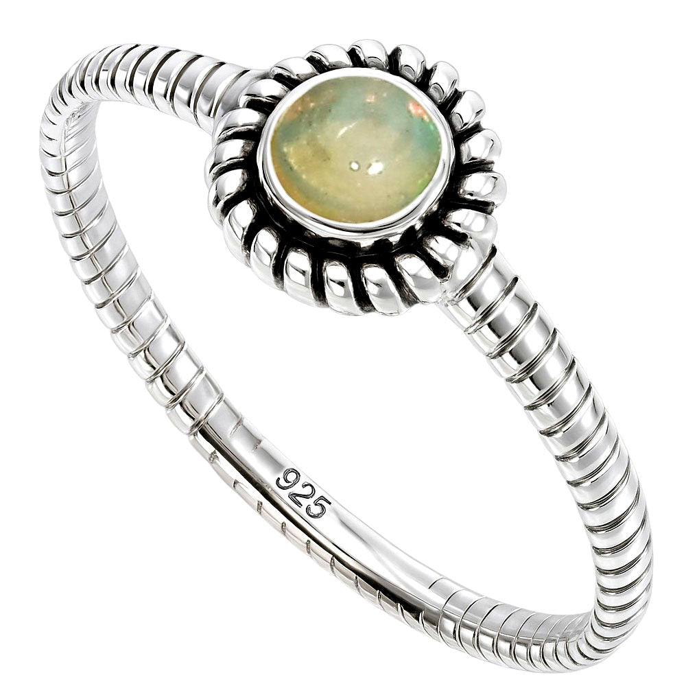 Ethiopian Opal Ring size-7 R-1045 SDR253387